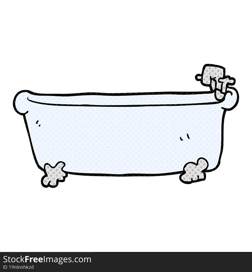 cartoon bath