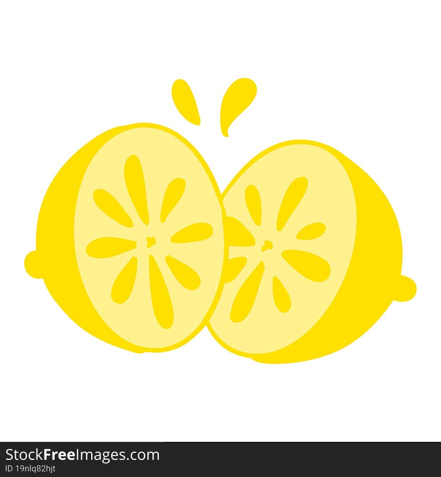 sliced fresh lemon