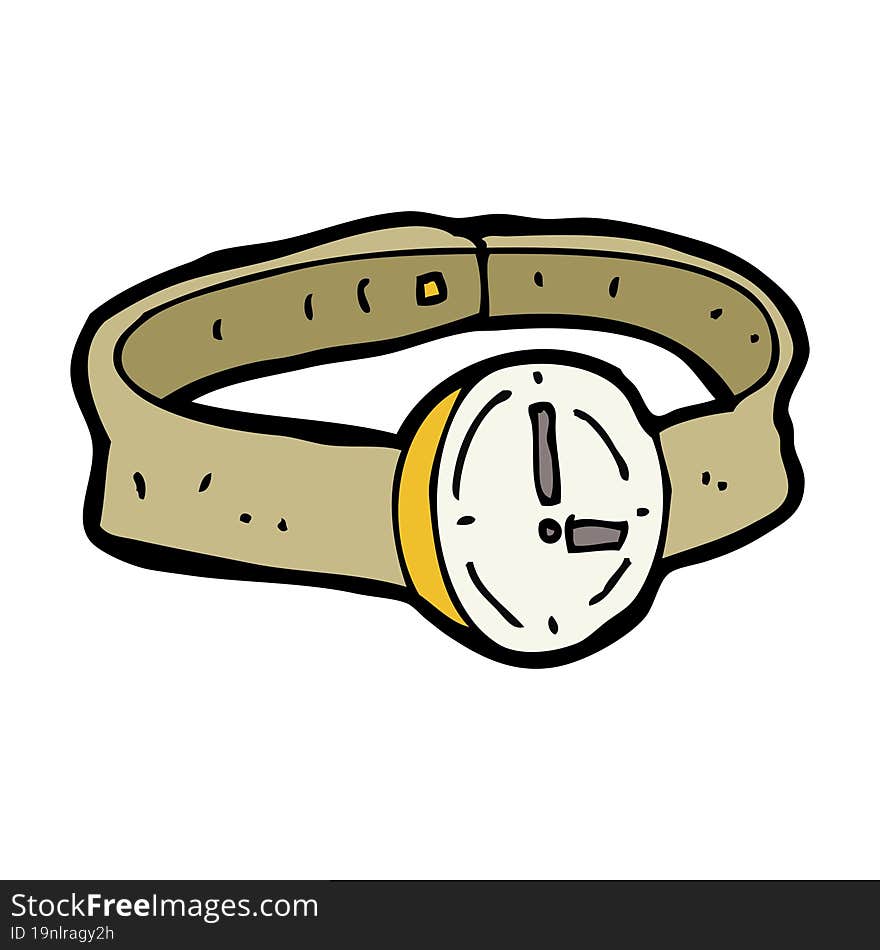 cartoon wrist watch