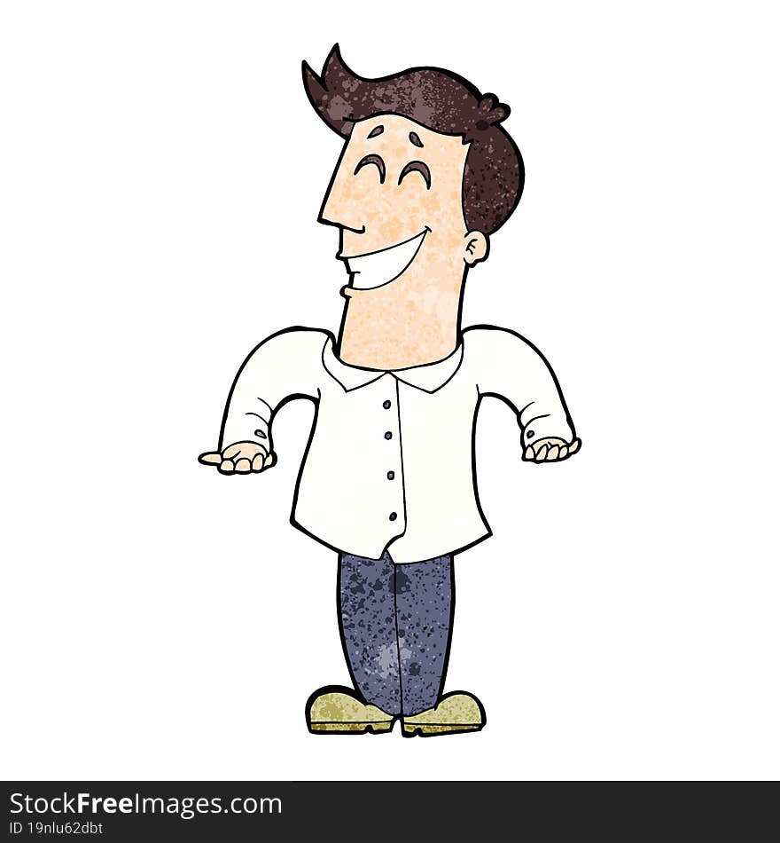 cartoon businessman