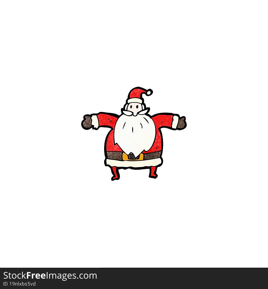 cartoon santa claus