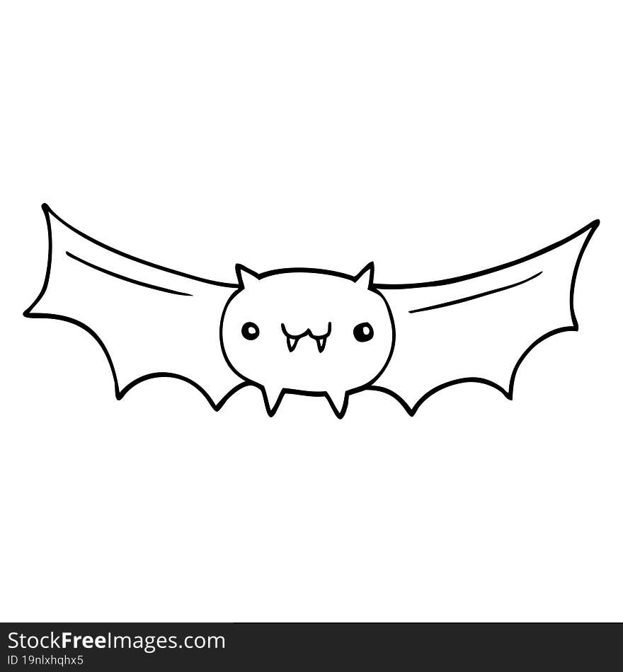 cartoon vampire bat