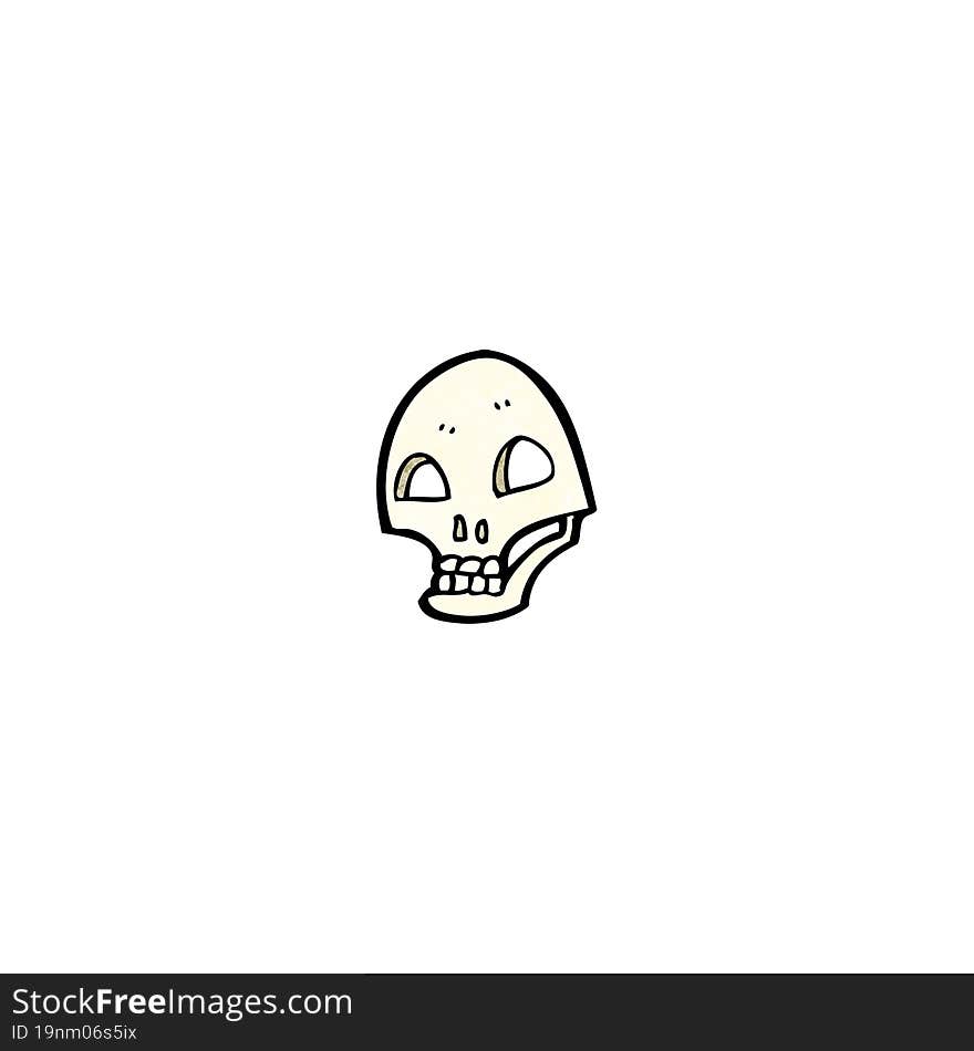 Cartoon Skull Symbol