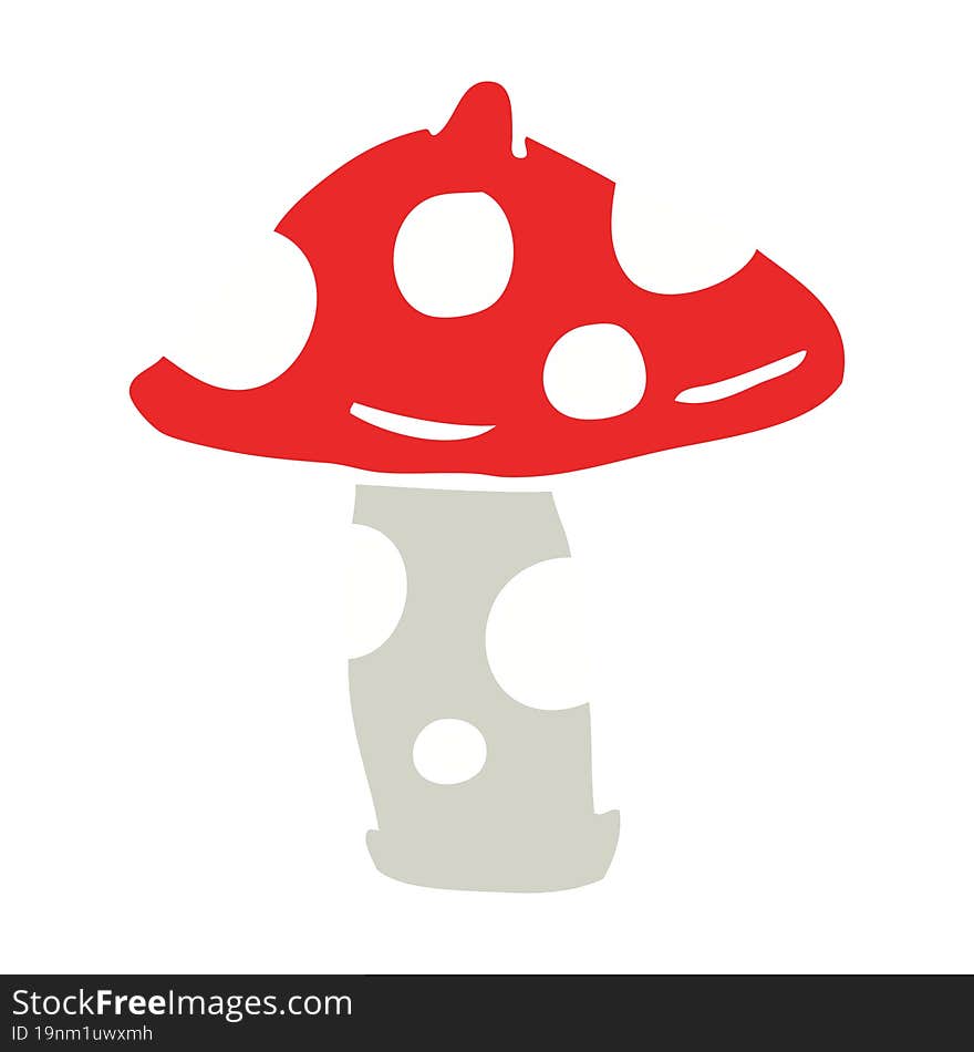 cartoon doodle mushroom