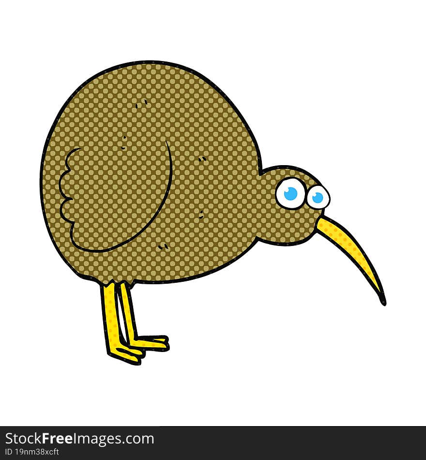 cartoon kiwi bird