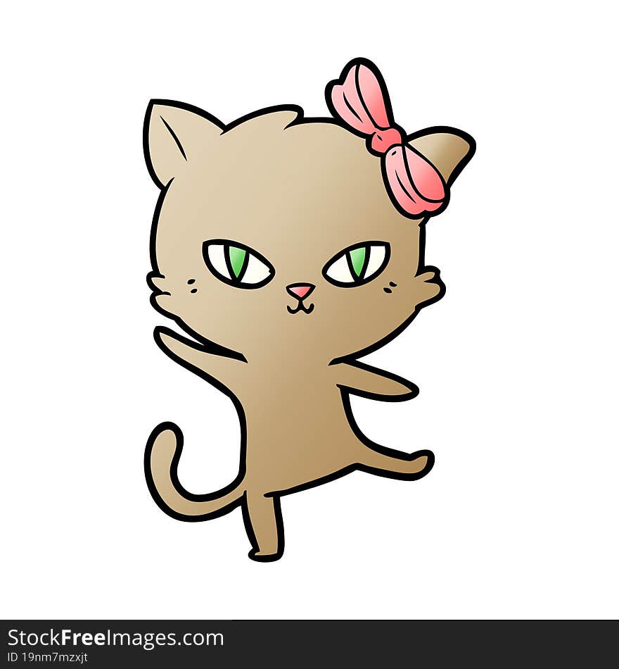 cute cartoon cat. cute cartoon cat