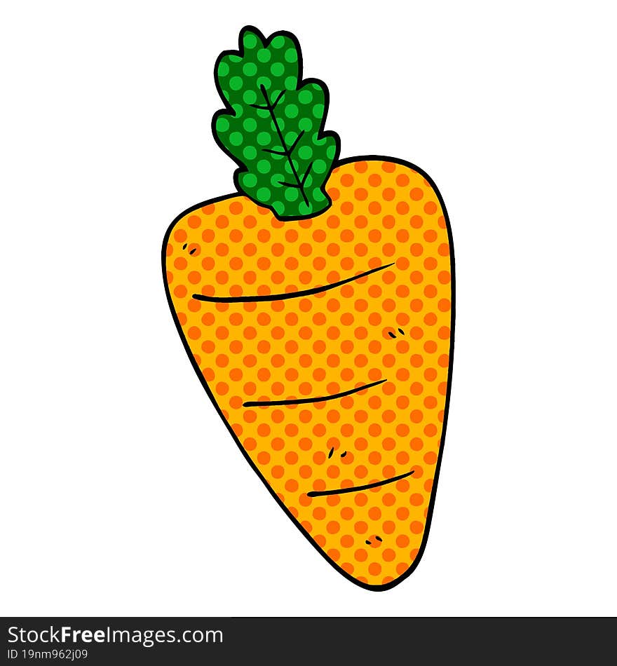 cartoon doodle carrot