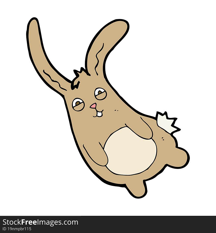 funny cartoon rabbit