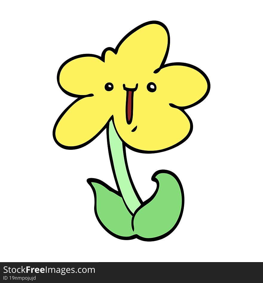 Cartoon Flower