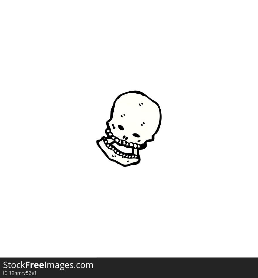 Cartoon Skull Symbol