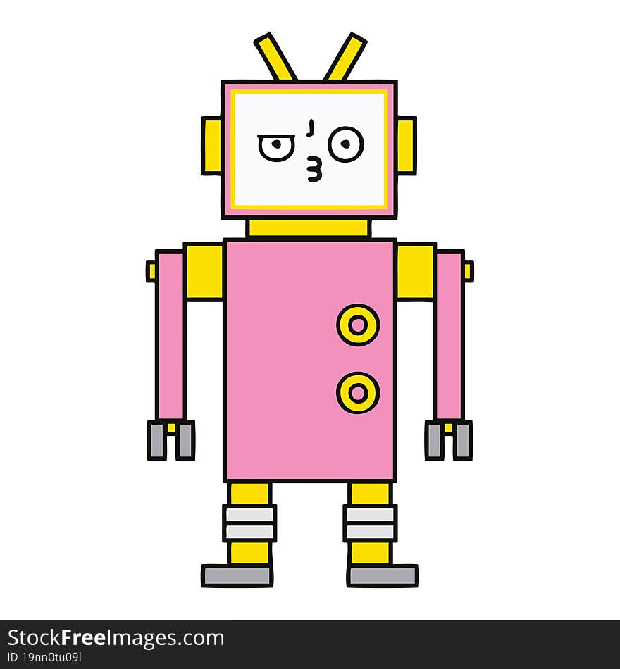 Cute Cartoon Robot