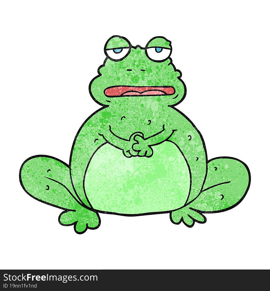 Textured Cartoon Frog