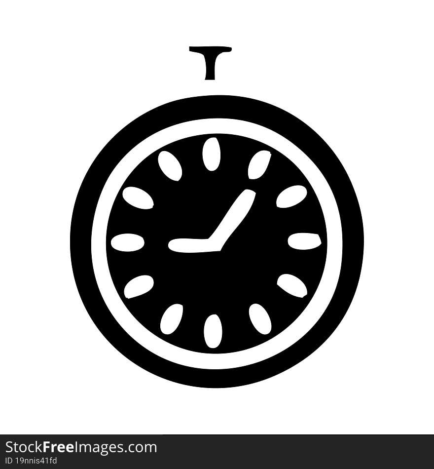 flat symbol time stopper