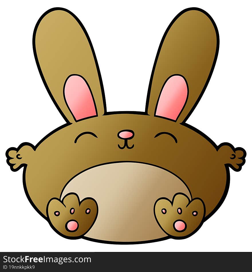 cartoon rabbit. cartoon rabbit