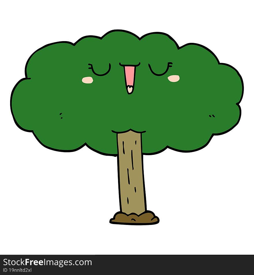 cartoon tree