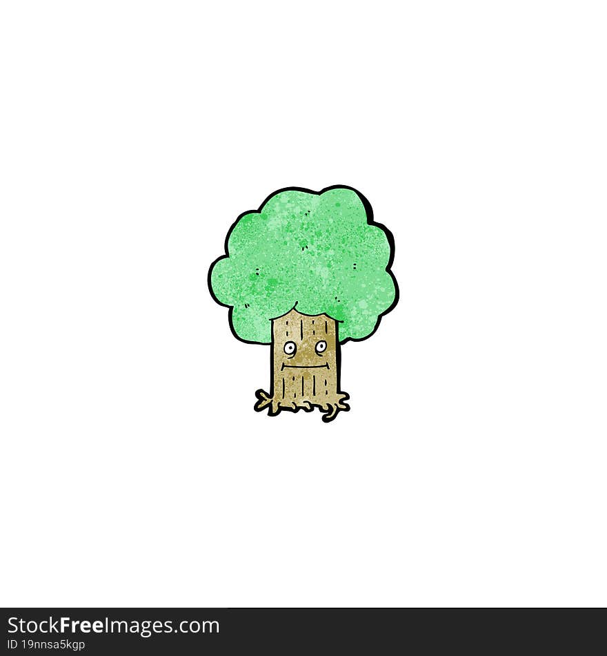 tree cartoon character