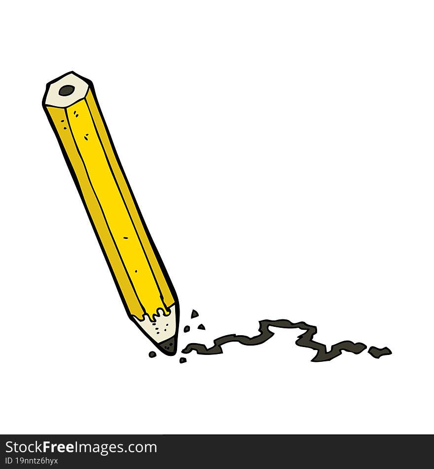 cartoon pencil