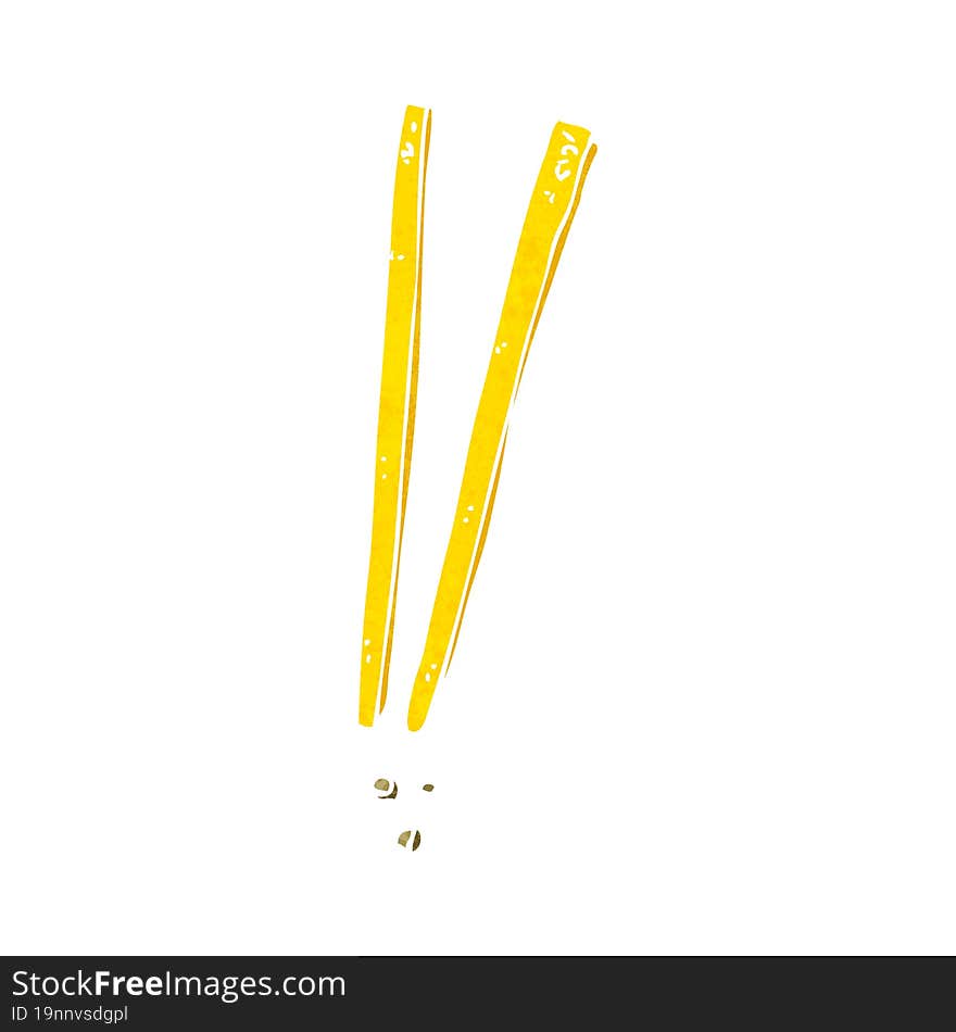 cartoon chopsticks