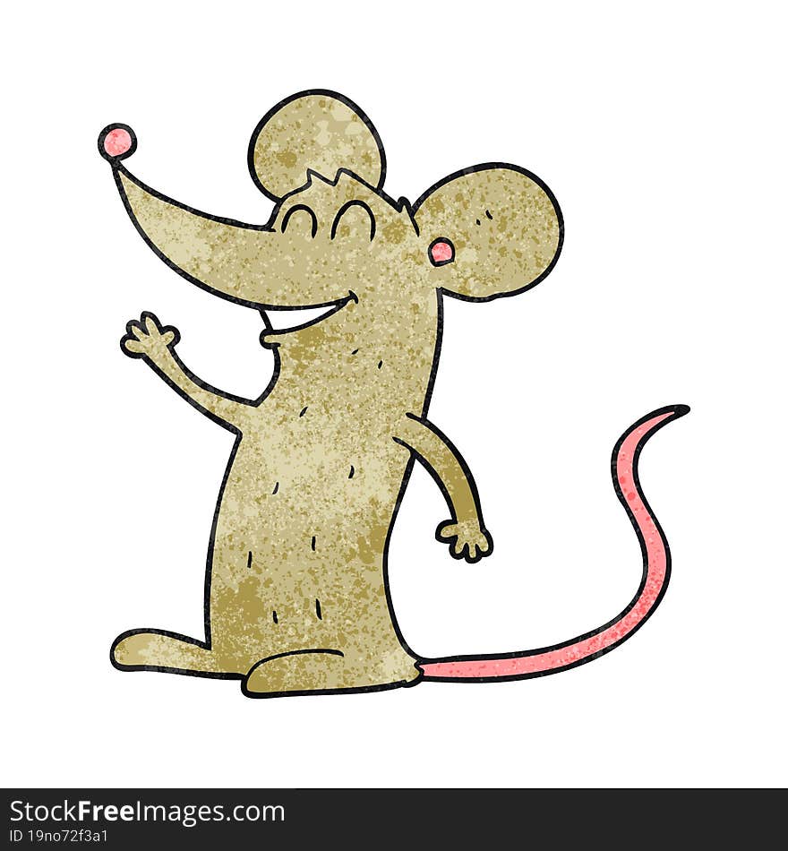 Textured Cartoon Mouse