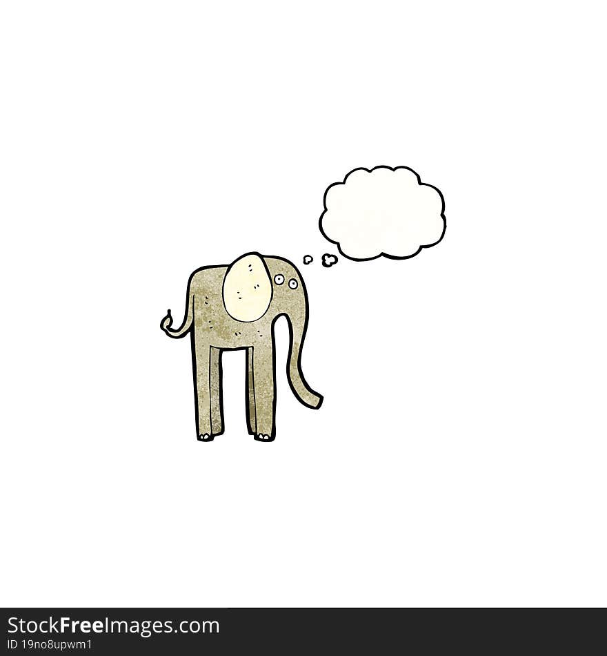 funny cartoon elephant