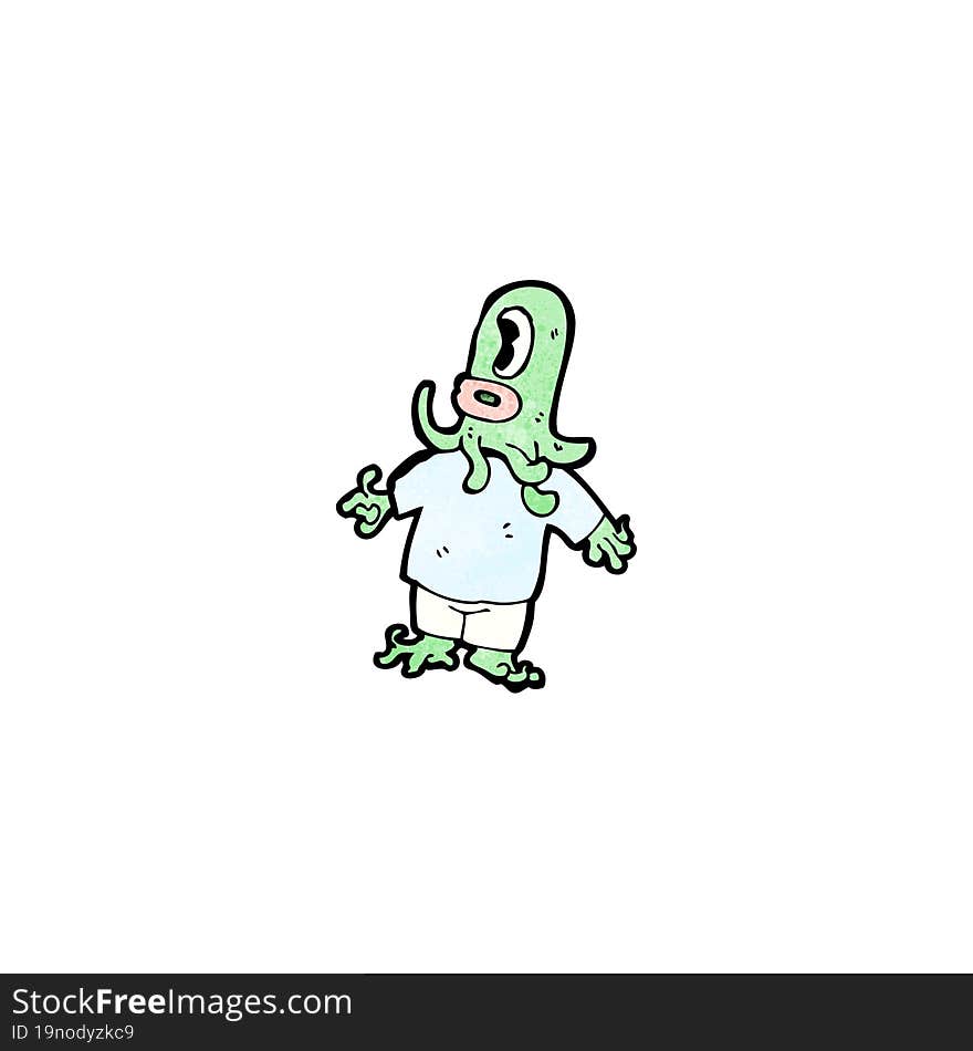 Cartoon Alien