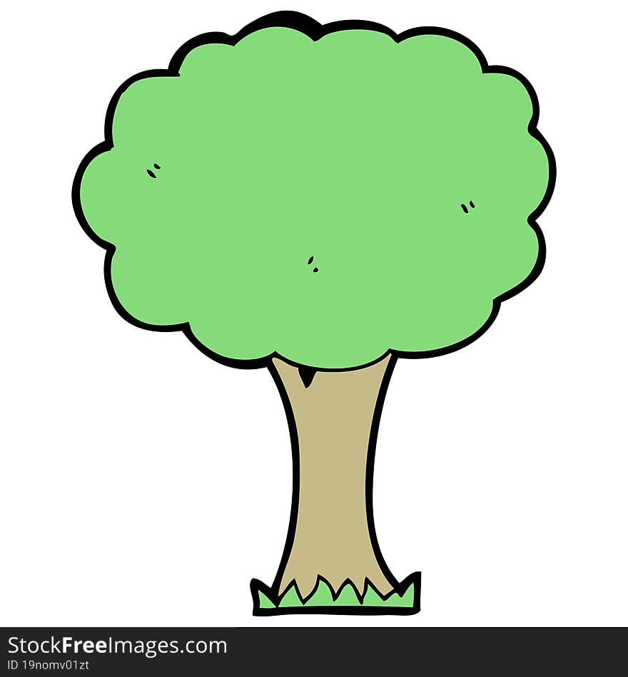 cartoon tree