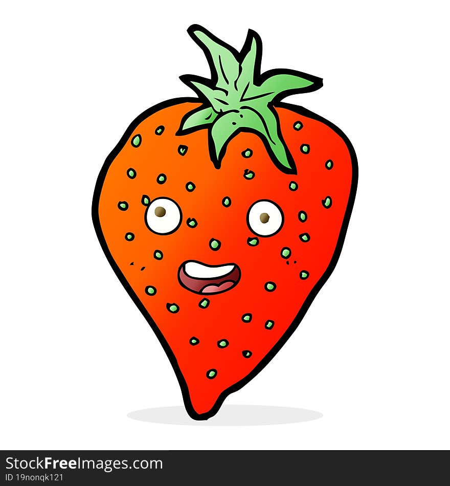 cartoon strawberry