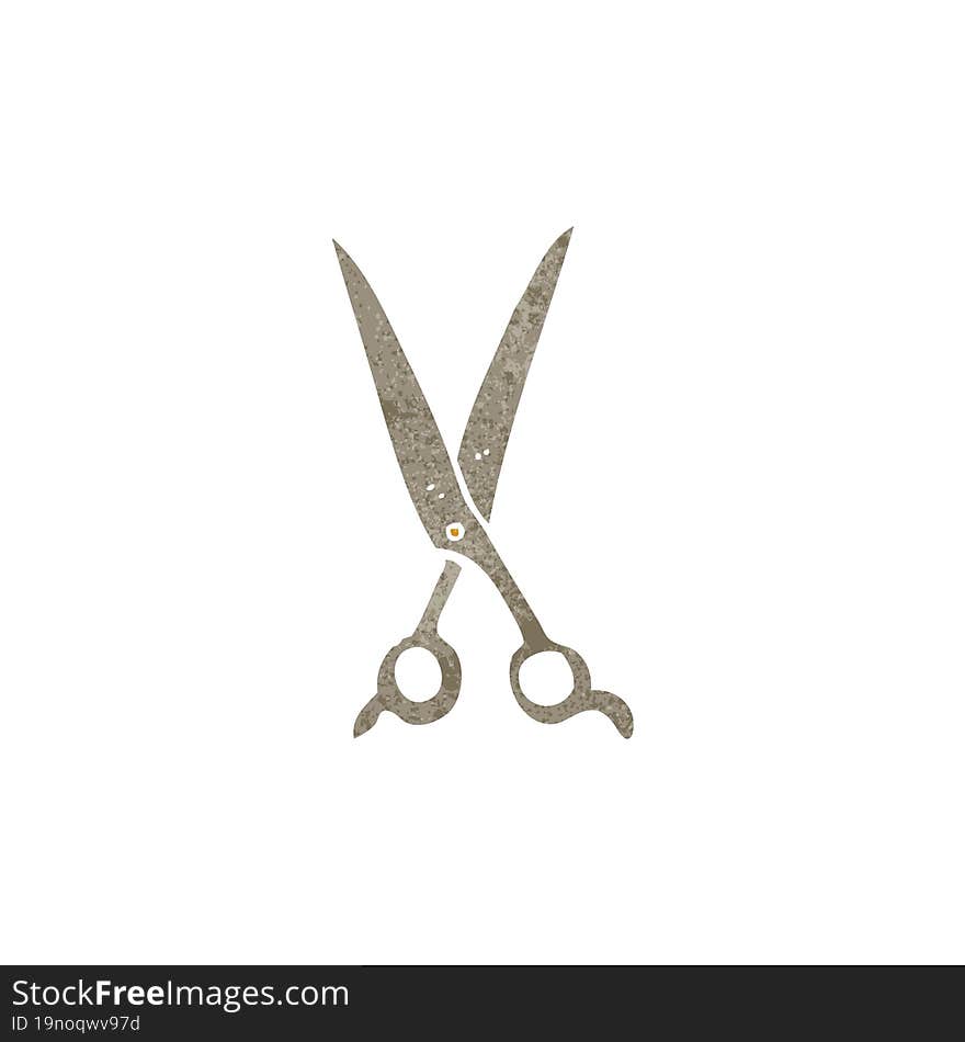 cartoon scissors