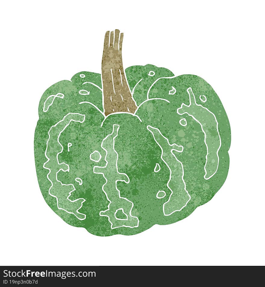 retro cartoon squash