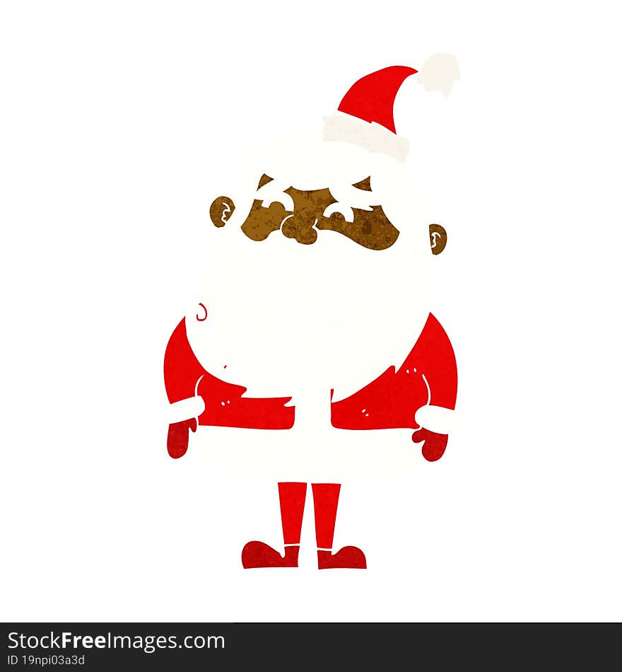 cartoon santa claus