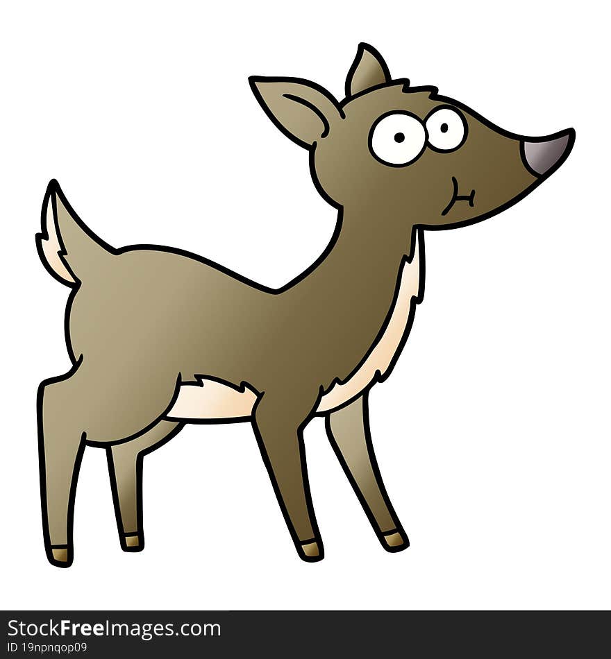 cartoon deer. cartoon deer