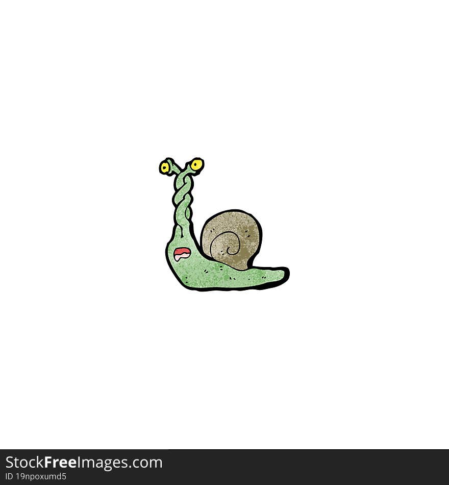 cartoon snail