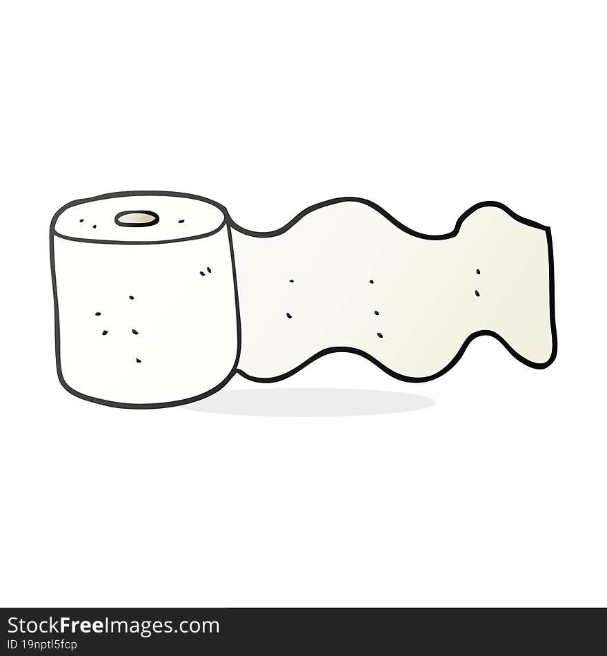 cartoon toilet paper