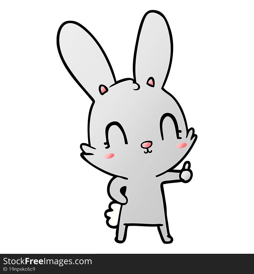 cute cartoon rabbit. cute cartoon rabbit