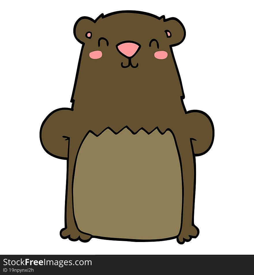 cartoon bear