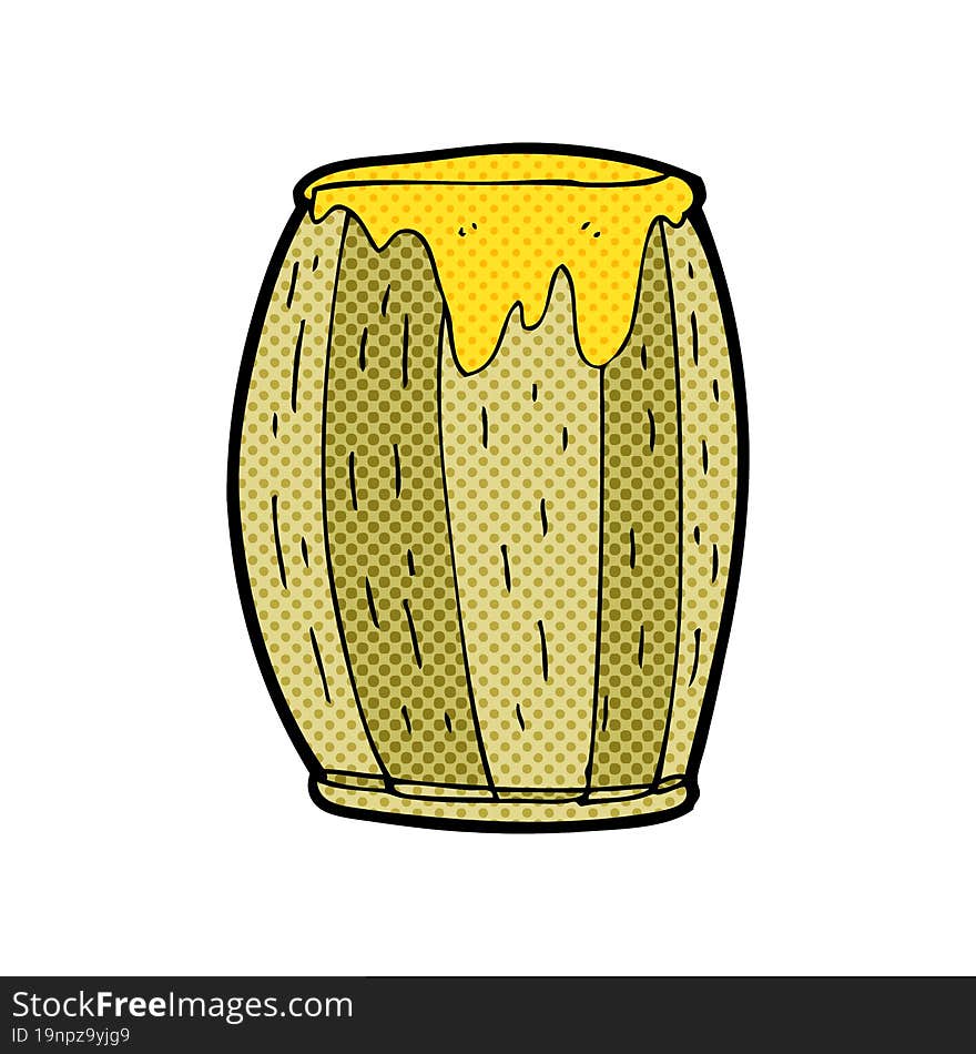 cartoon barrel