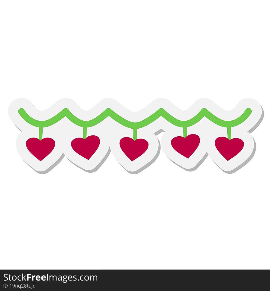 valentine decoration sticker