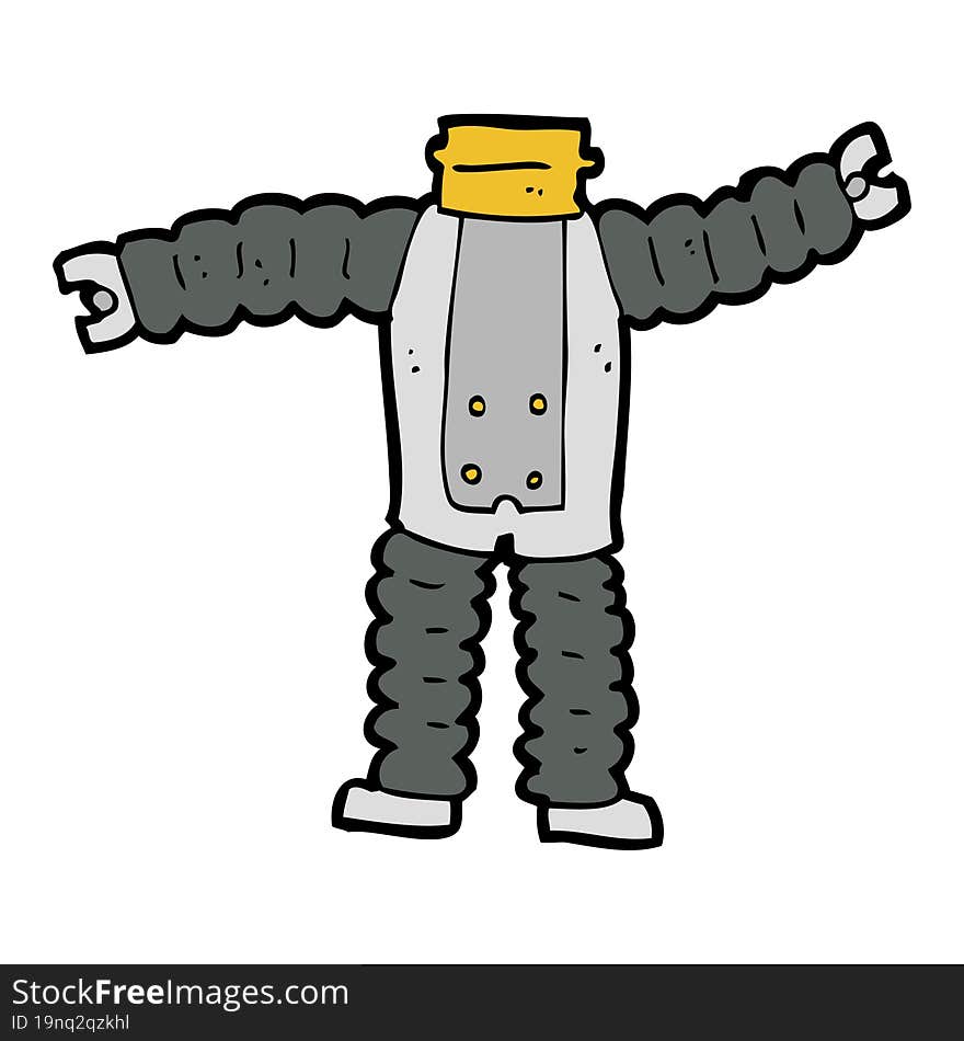 cartoon robot body (mix and match cartoons or add own photos