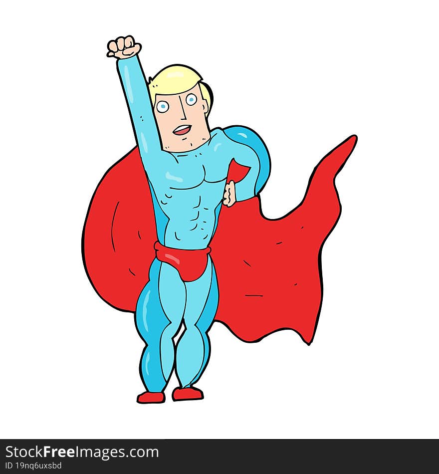 Cartoon Superhero