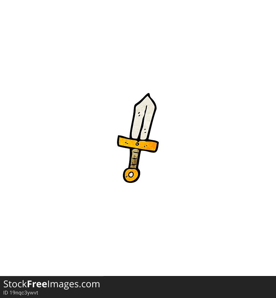 cartoon dagger