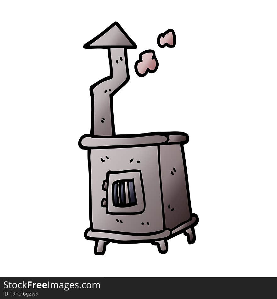 cartoon doodle wood burner