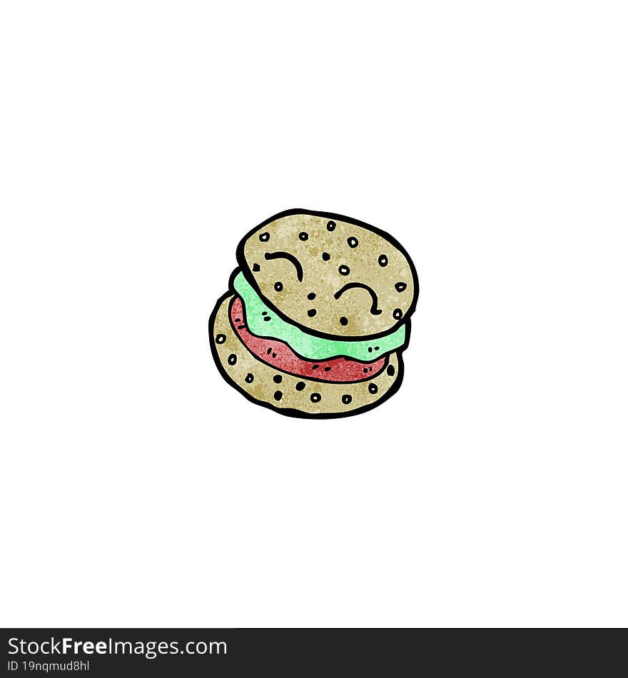 burger cartoon character