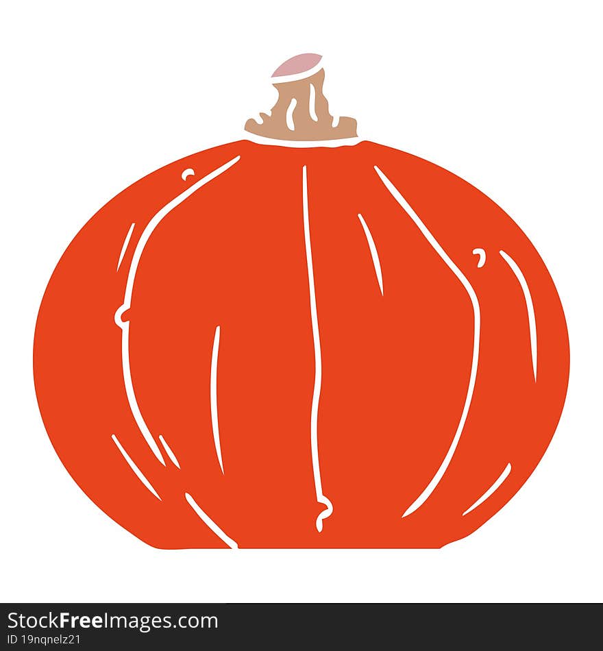 hand drawn cartoon doodle of a pumpkin