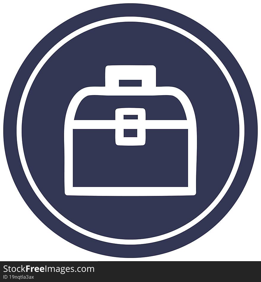 tool box circular icon