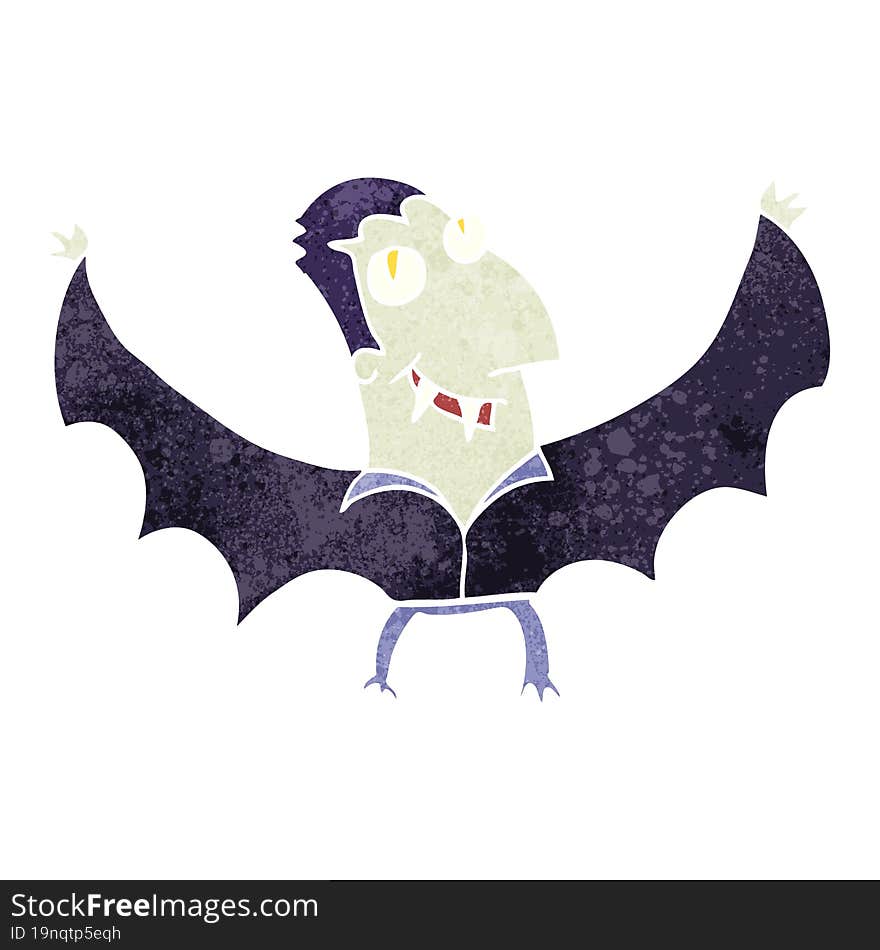 Retro Cartoon Vampire