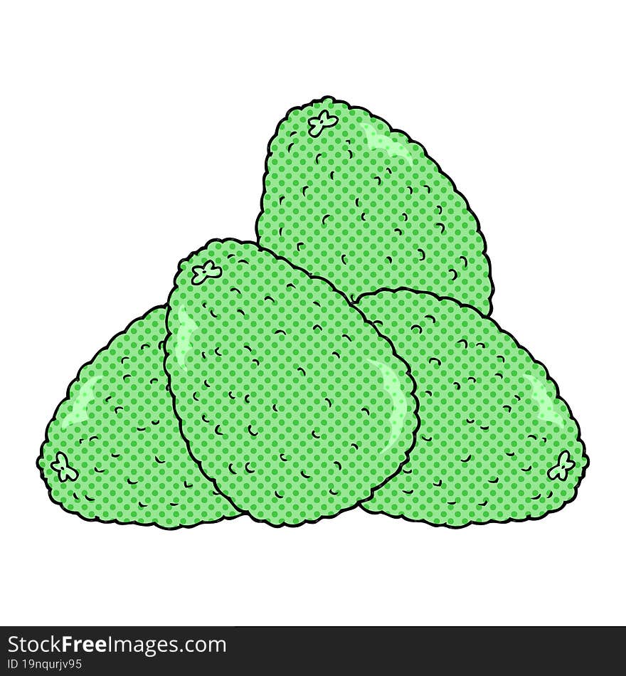 Cartoon Avocados