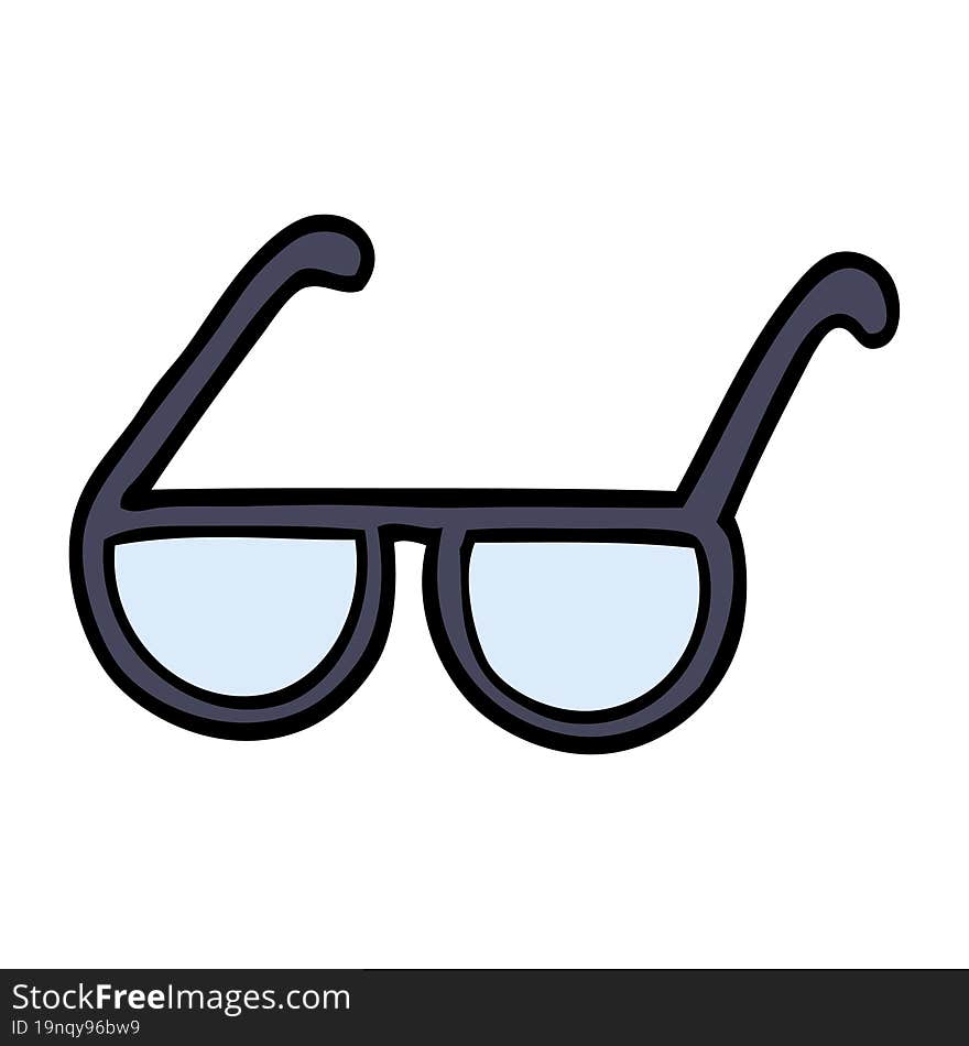 Cartoon Doodle Glasses