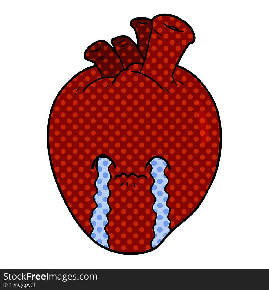 cartoon heart. cartoon heart