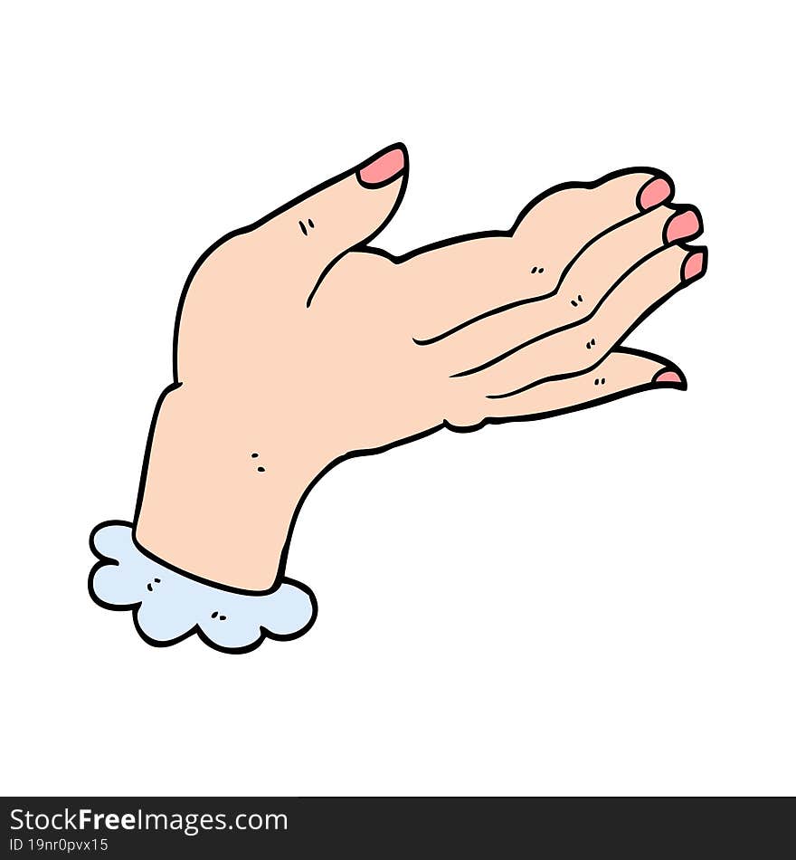 cartoon hand