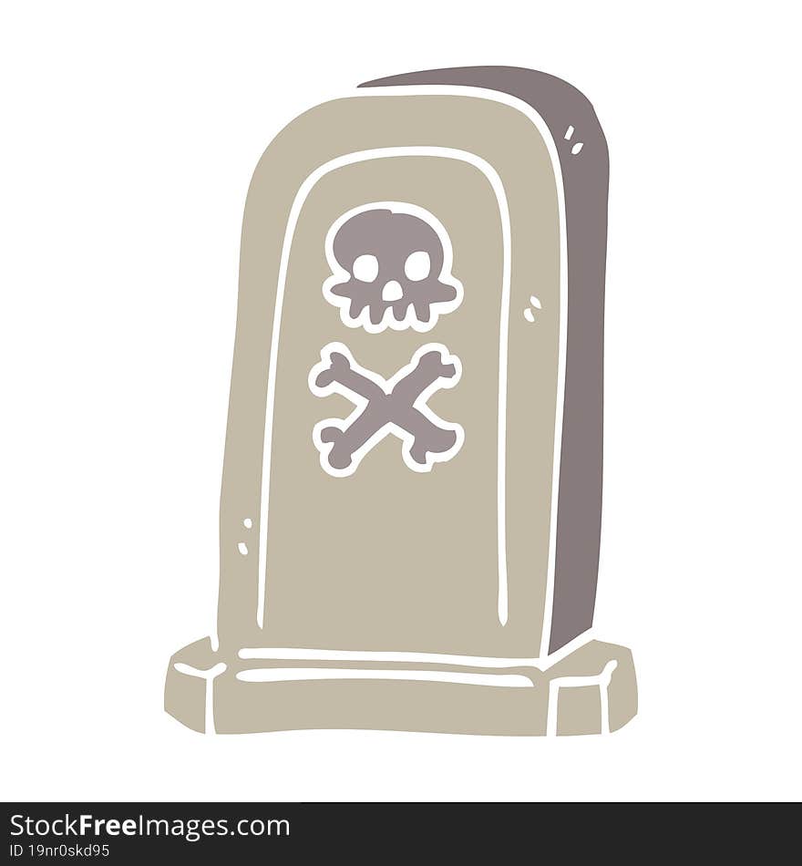 cartoon doodle spooky victorian grave